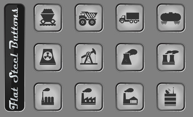 Industrial simply icons