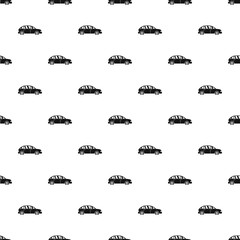 Car in water pattern seamless vector repeat geometric for any web design