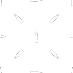 Closed bottle pattern seamless vector repeat geometric for any web design