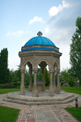 Rotunda with a holy water bowl