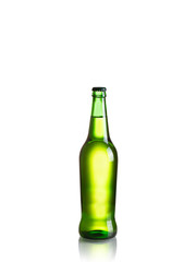 Cider bottle isolated on white background