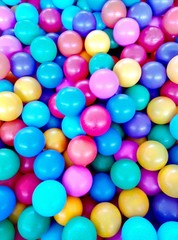 colorful background with balls