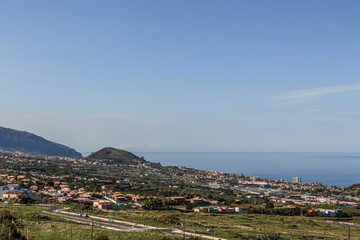 Fototapeta na wymiar Landscape view of a part of the island of Tenerife