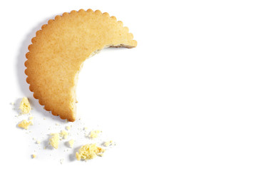 Gingerbread, partially eaten In the form of a crescent