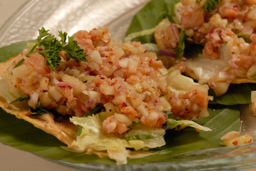tostadas de ceviche