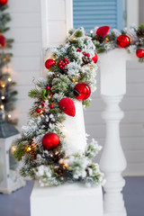 New Year sweet home interioir decoration