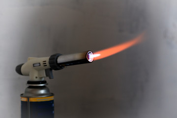 Burning gas, gas burner, burns a hundred dollars. The concept of problems with natural gas,...