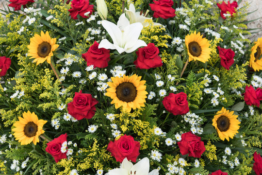 Blumen, Florist, Gebinde,