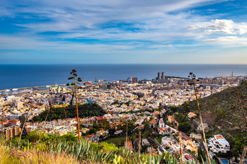 Just outside Los Campitos you have a great view over Santa Cruz, the capital of Tenerife.