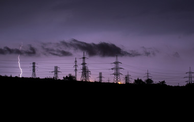 lightning on the horizon