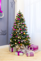 New Year sweet home interioir decoration