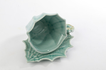 Decorative cup and saucer