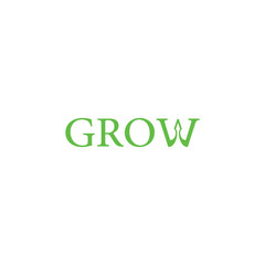 GROW logo design