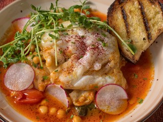 Poached Halibut