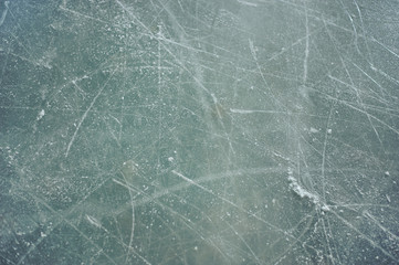 natural ice on the rink texture
