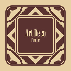 Art Deco Border Frame