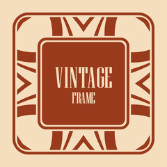 Art Deco Border Frame