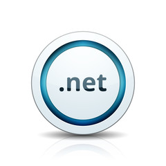 net domain name button illustration
