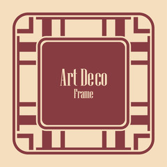 Art Deco Border Frame