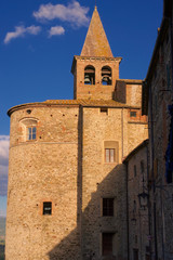 Fototapeta premium View of the medieval town of Anghiari in Valtiberina.