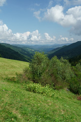 Lanschaftsaufnahmen aus den Vogesen im Spätsommer in Frankreich