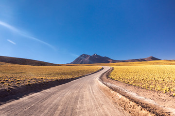 Fototapeta na wymiar Atacama desert, Chile, Andes, South America. Beautiful view and landscape.