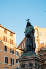 Fototapeta premium Campo de' Fiori Seagull Statue Series
