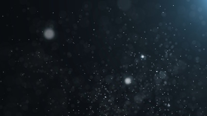 Dust particles. Abstract particle background. Dots background. 4k rendering.