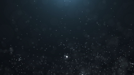 Dust particles. Abstract particle background. Dots background. 4k rendering.