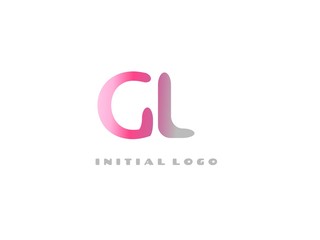 Obraz premium GL Initial Logo for your startup venture