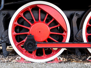 Tank locomotive detail