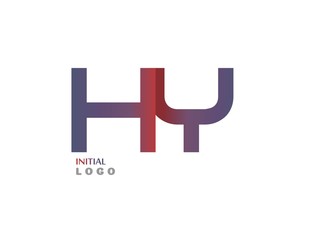 Obraz premium HY Initial Logo for your startup venture