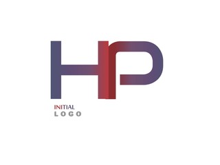 Obraz premium HP Initial Logo for your startup venture