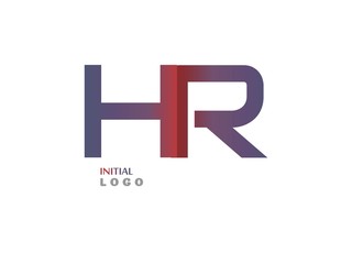 Fototapeta premium HR Initial Logo for your startup venture