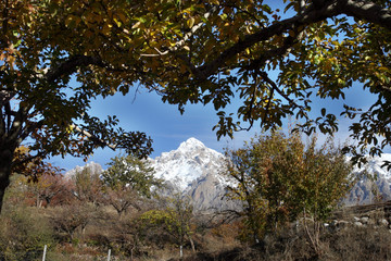 Mount Demirkazik at Aladaglar National Park in Nigde, Turkey. Mount Demirkazik is the most famous mountain in Aladaglar.