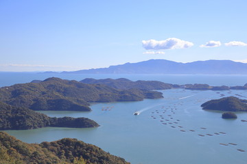 Katakami Bay in Okayama, Japan