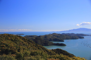 Katakami Bay in Okayama, Japan
