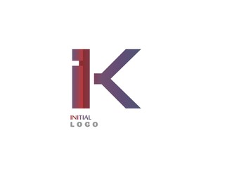 IK Initial Logo for your startup venture