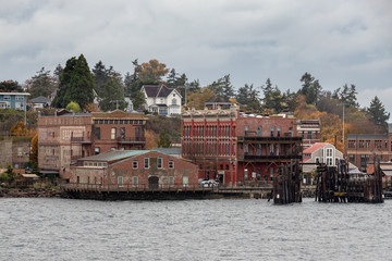 Port Townsend Washington from the Kennewick Ferry