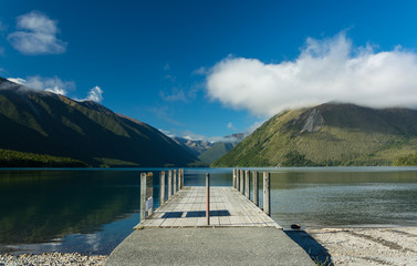 Nelson lakes in summer