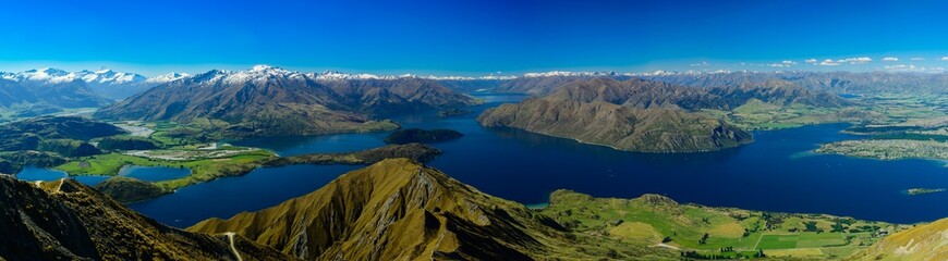 Roys peak summit, one of the best track in New Zealand. close to Wanaka © Petr