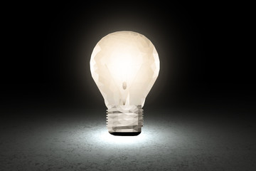 polygonal light bulb