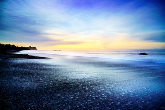 Blurred Waves, San Simeon, CA