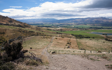 On the way to Mt Pisa near Cromwell in the South Island in New Zealand