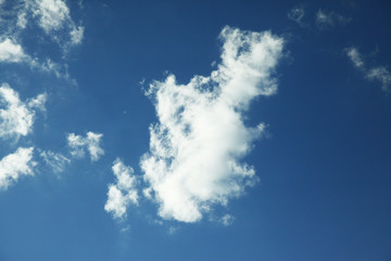 Cloud in bule sky for background and sky scape