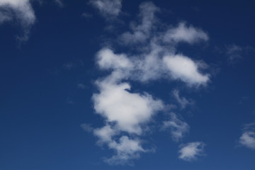 Naklejka na ściany i meble Cloud in blue sky for background and sky scape