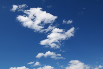 Cloud in blue sky for background and sky scape