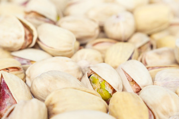 heap pistachios full texture background.