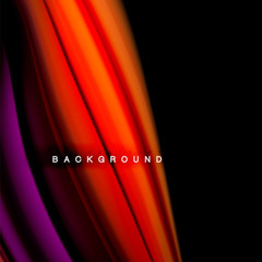 Background abstract - liquid color wave