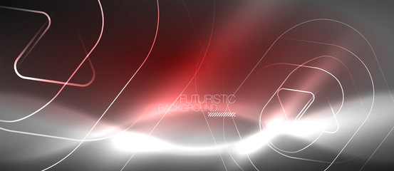 Vector neon color abstract background